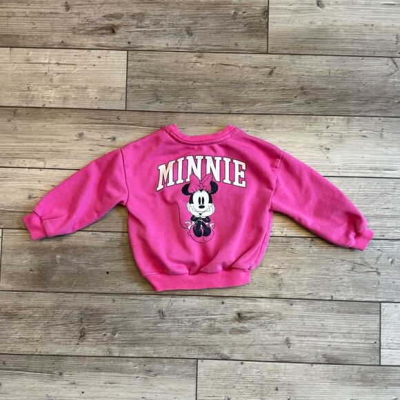 Gap | Disney Minnie Mouse Pink Sweatshirt | Size: 2 - Picture 2 of 9